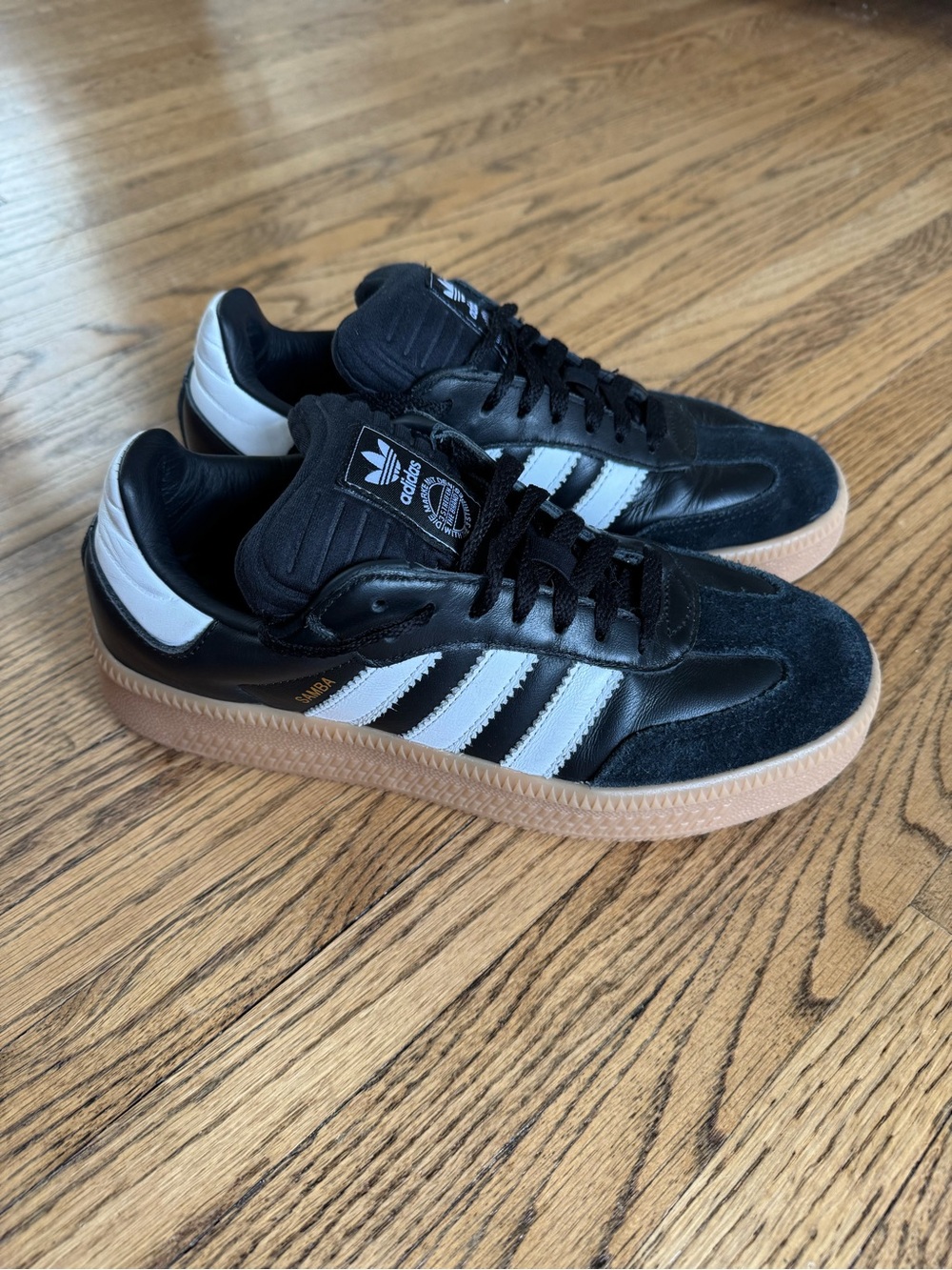 Adidas Samba XLG Shoes Kids | Size 6 | Black/White/Gum